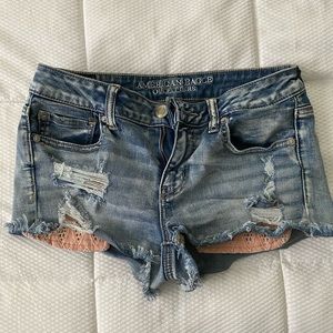 American Eagle shortie jean shorts